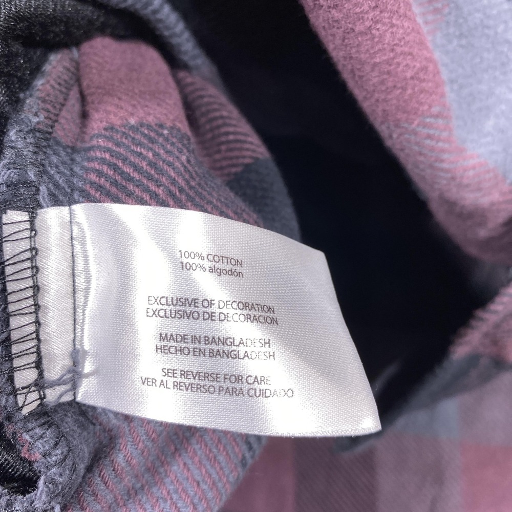 Orvis Flannel Shirt Jacket Mens 2XL Red Gray Plaid Quilted Shacket Pockets - Picture 5 of 9